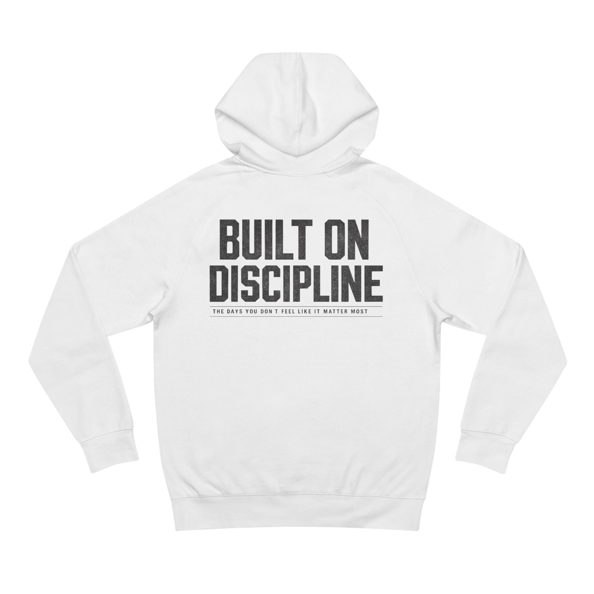 Built on Discipline Hoodie — Aldous Athletics Motivational Pullover