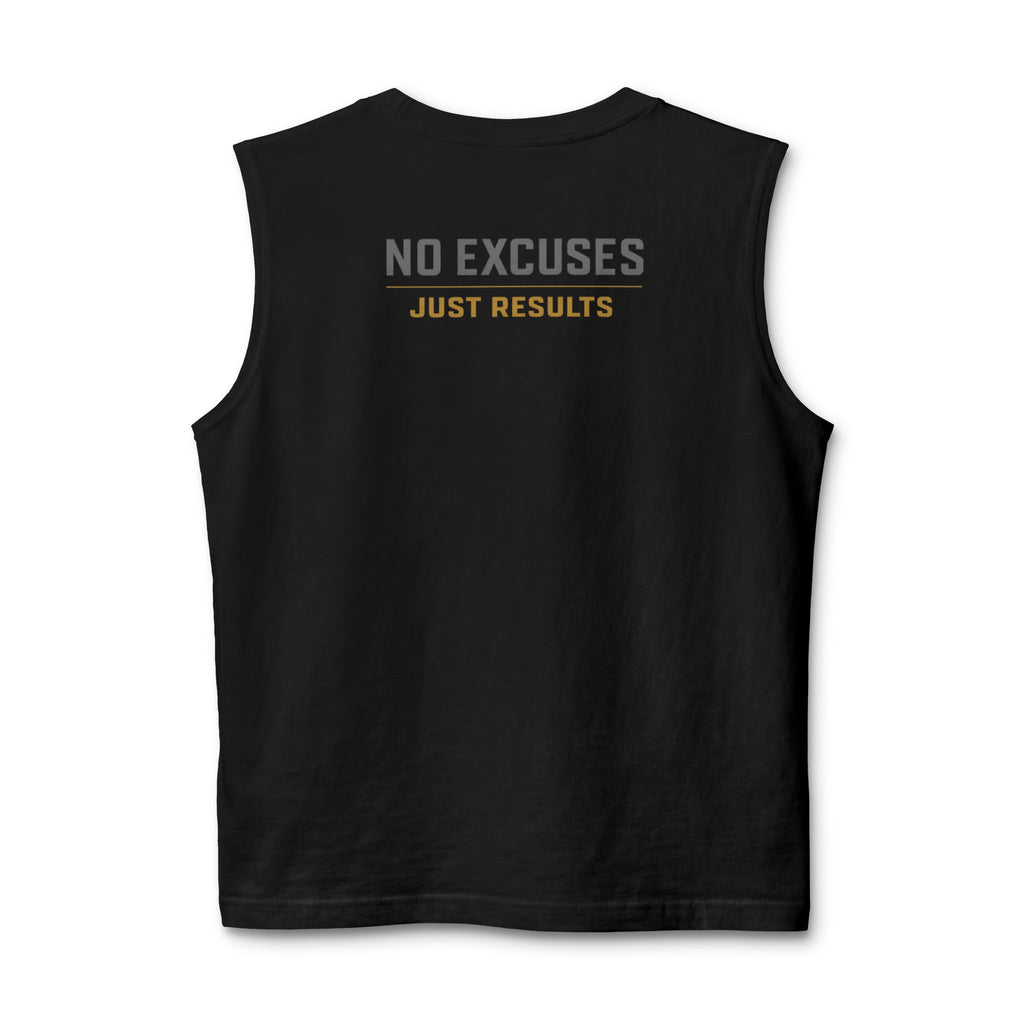 Muscle Tank — "No Excuses, Just Results" Athletic Training Tank Top
